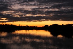Sunset on the Rufiji river